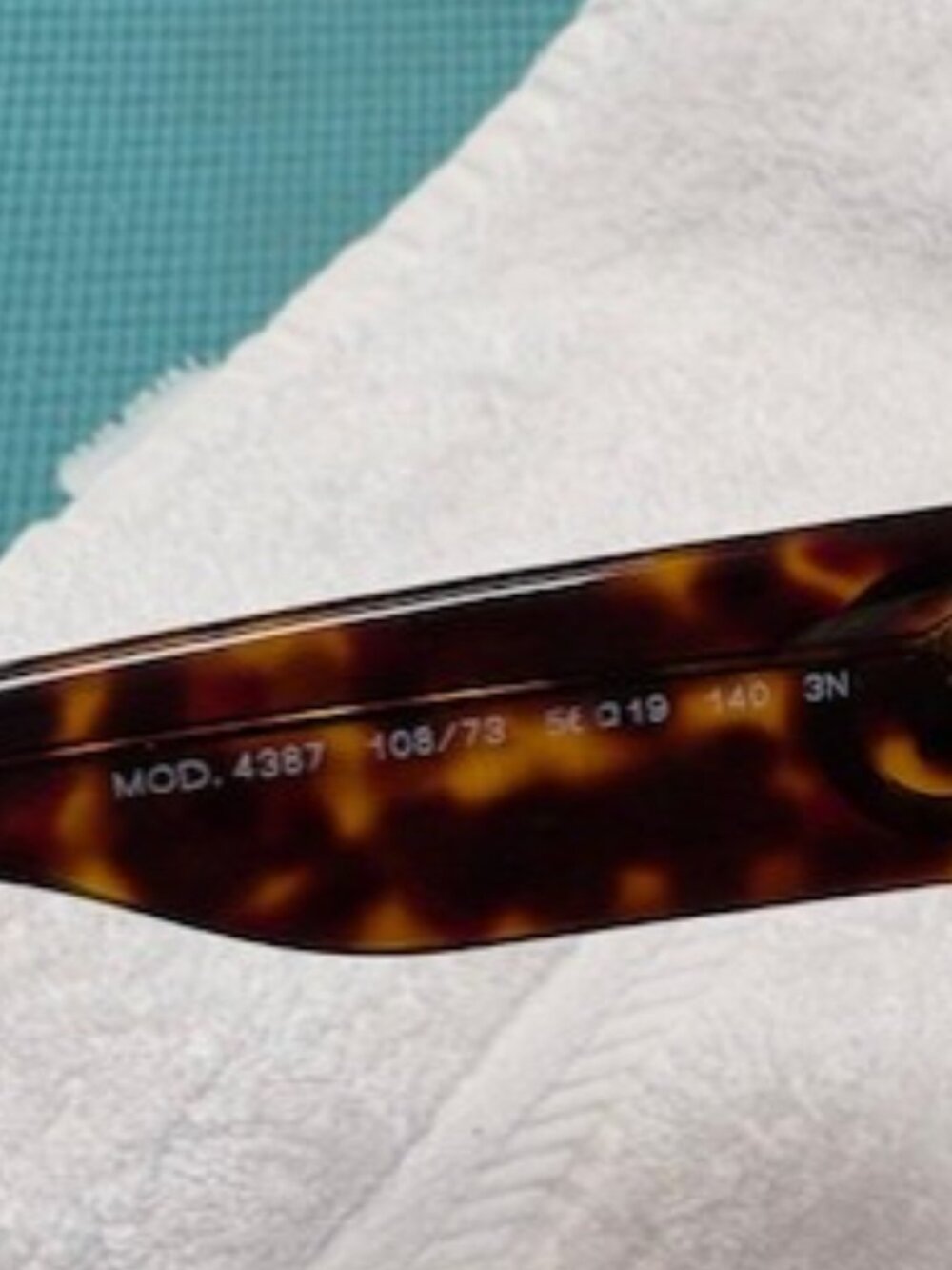 Versace Havana Brown Oversized Sunglasses 4387 108/73 56-19-140 - Picture 5 of 15